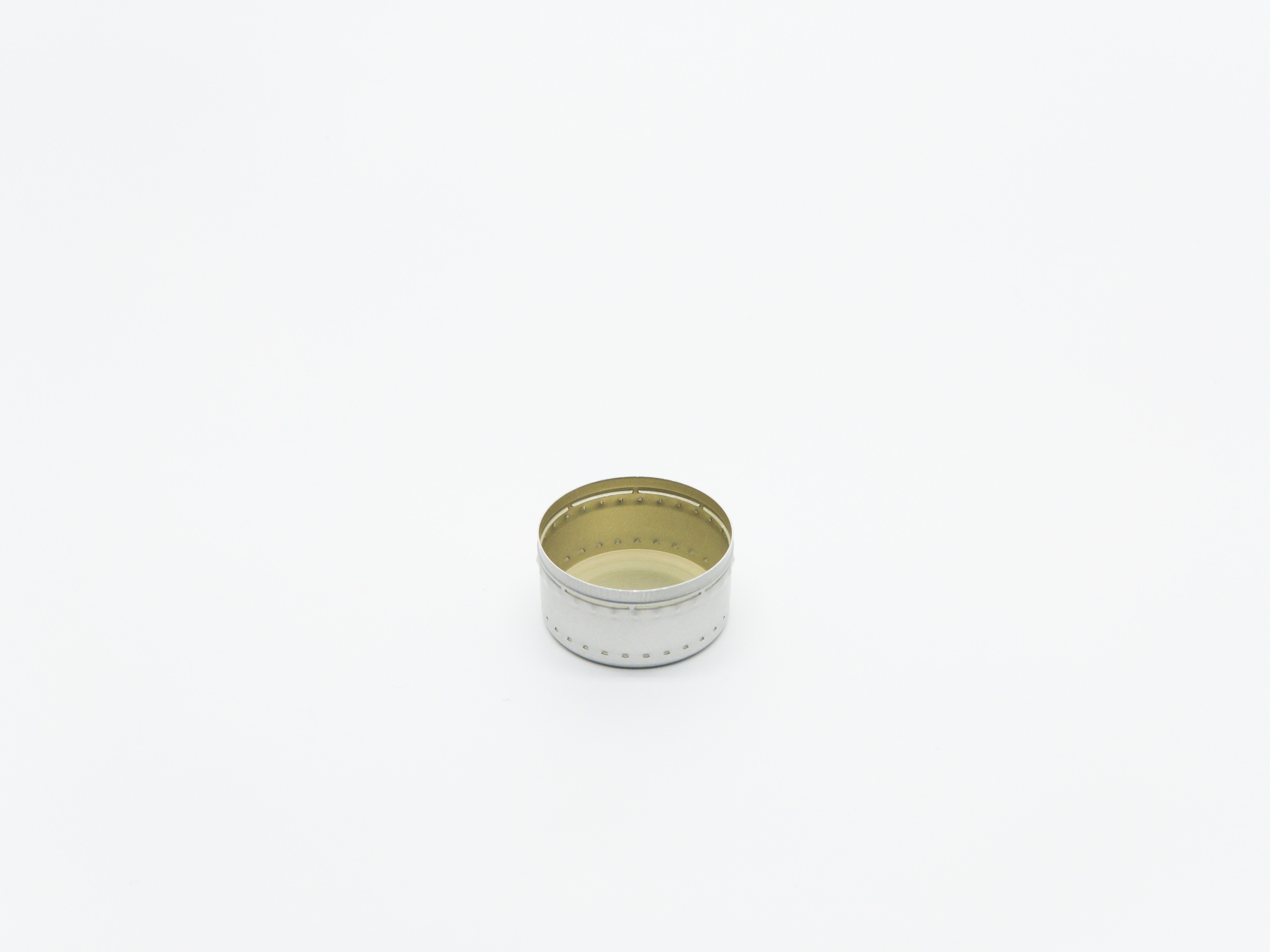 28ROPP Aluminium Knurled Vented For Pasteurised Interpack B