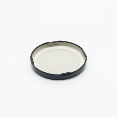 70RSB 70mm Reg Twist Off w Step w Button Silgan Black B