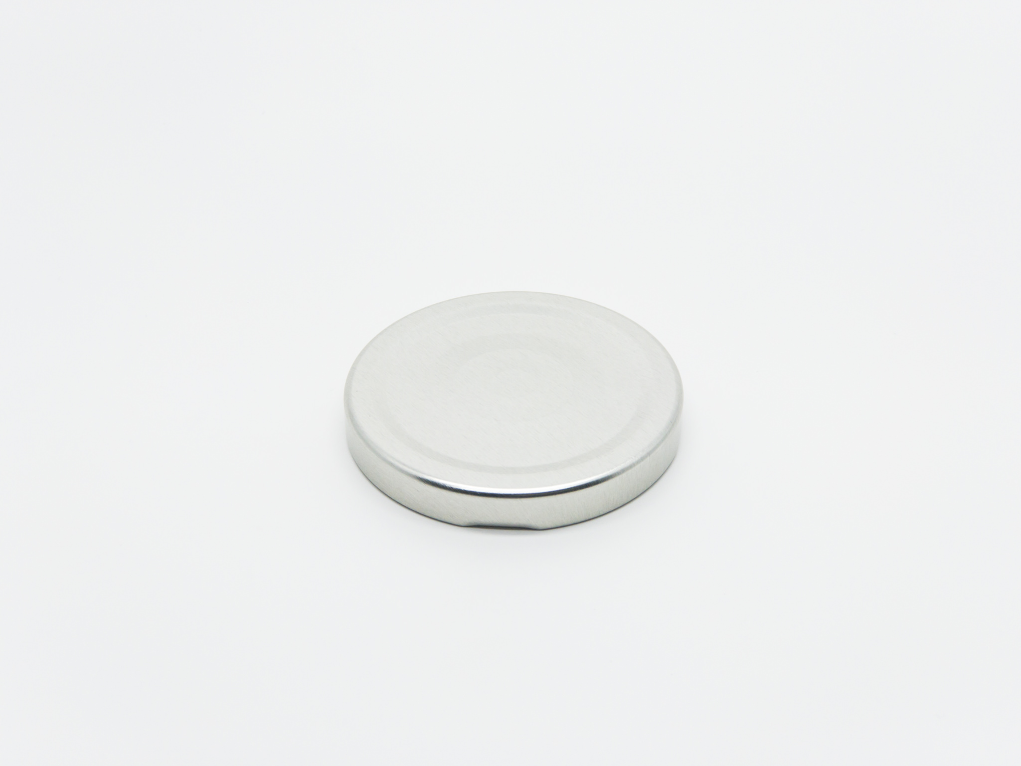63RTB 63mm Reg Twist Off w/o Step w Button Silver T
