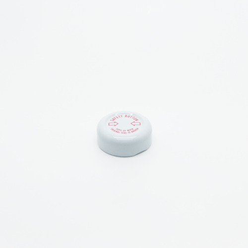 30MTB 30mm Med Twist Off w Button Red Print on White Silgan T