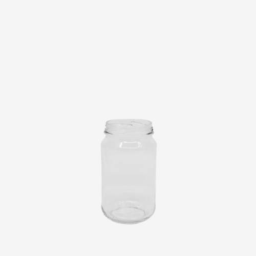 Honey Round Glass Jar 375ml