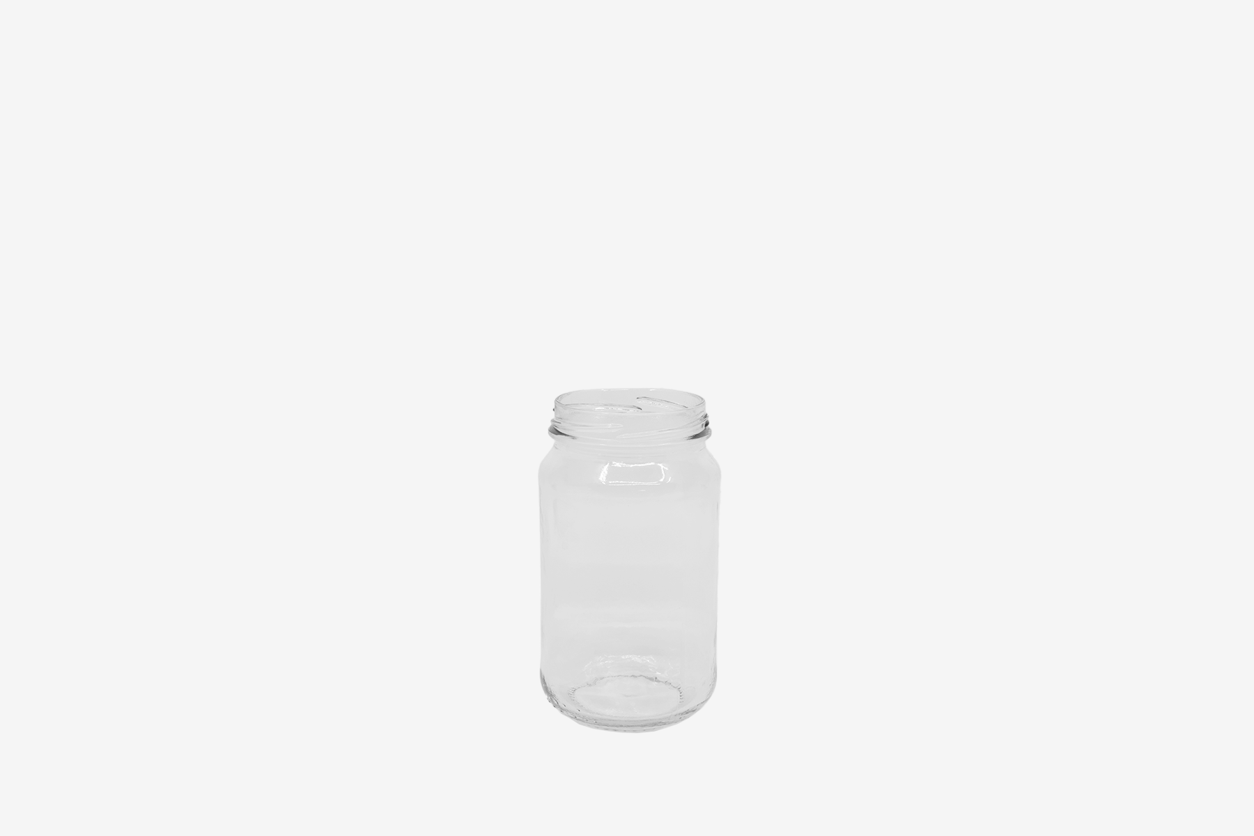 Honey Round Glass Jar 375ml