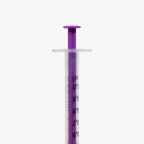 Product syringe 1ml graduated bottom