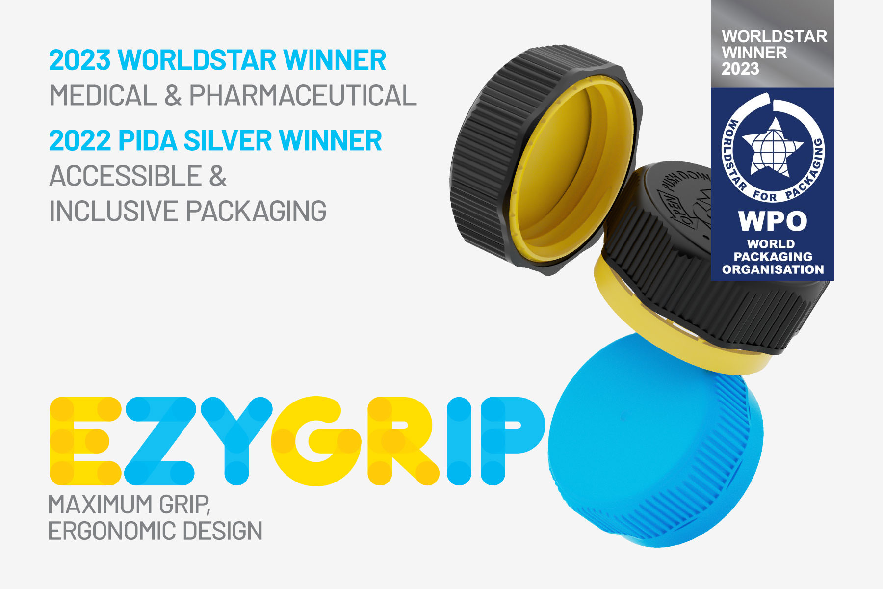 EzyGrip - Maximum Grip, Ergonomic Design
