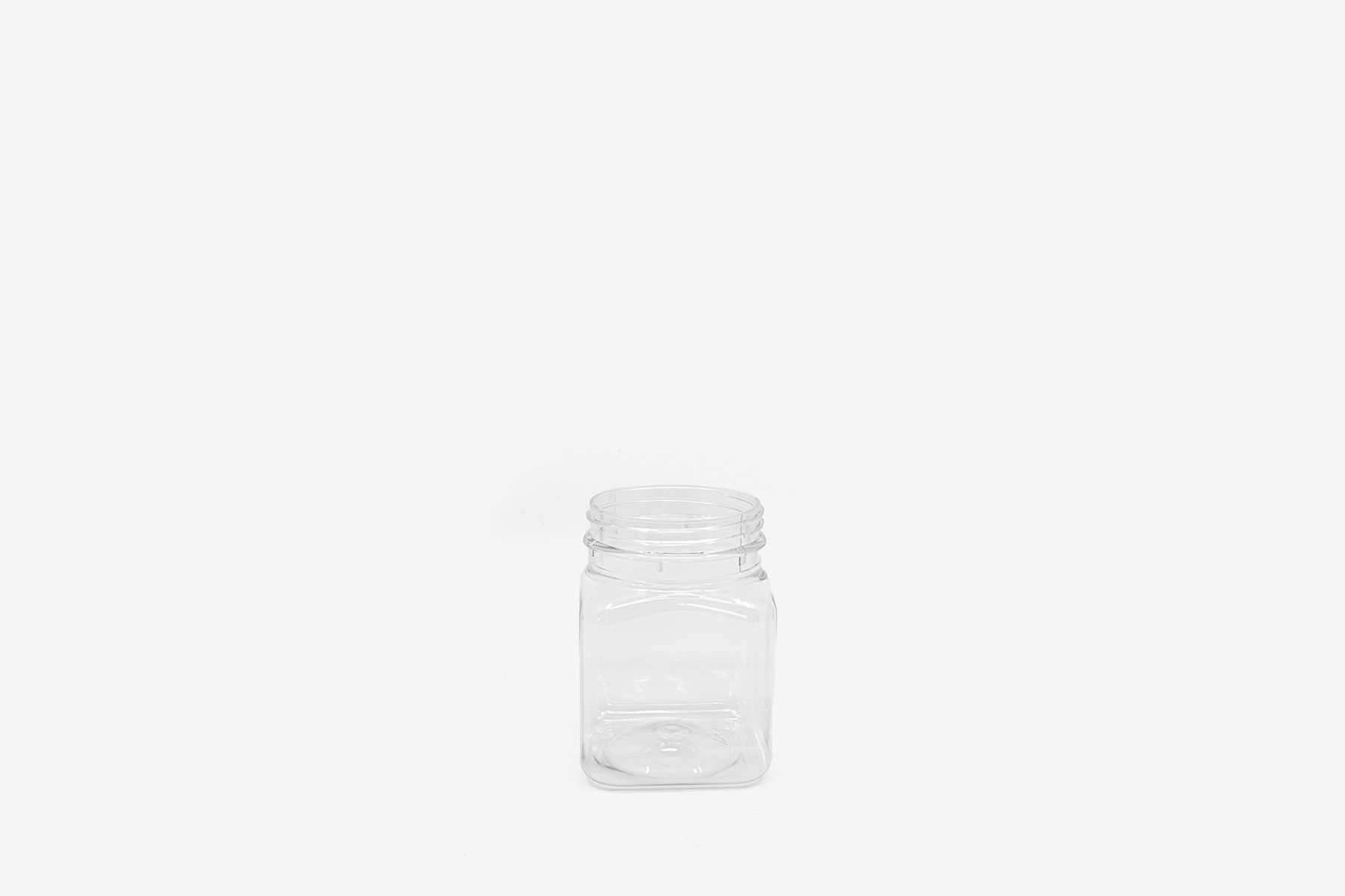 Product SquareJar250ml Clear 57TE