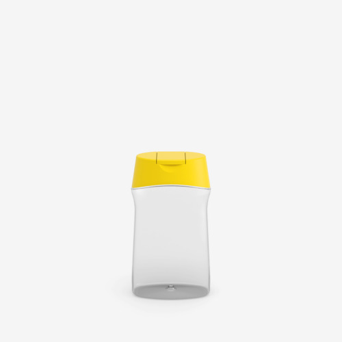 Honey Squeeze rPET Bottle 300ml 400g Front 28mmSnapOnTapered