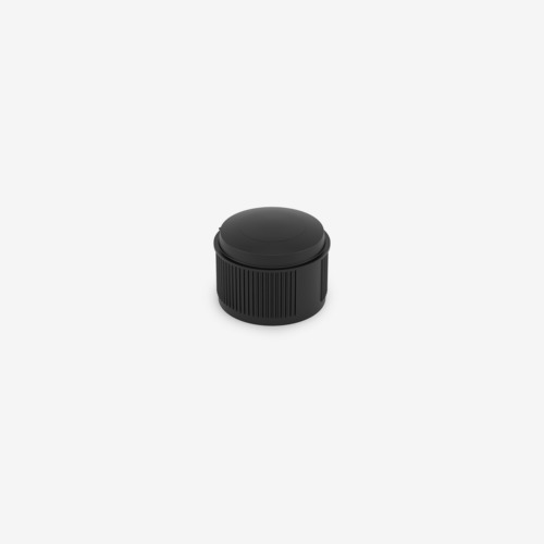 Product 2818 ScrewOnFlipTop Black Close