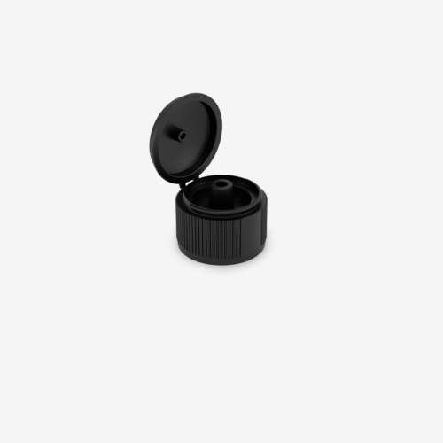 Product 2818 ScrewOnFlipTop Black Open